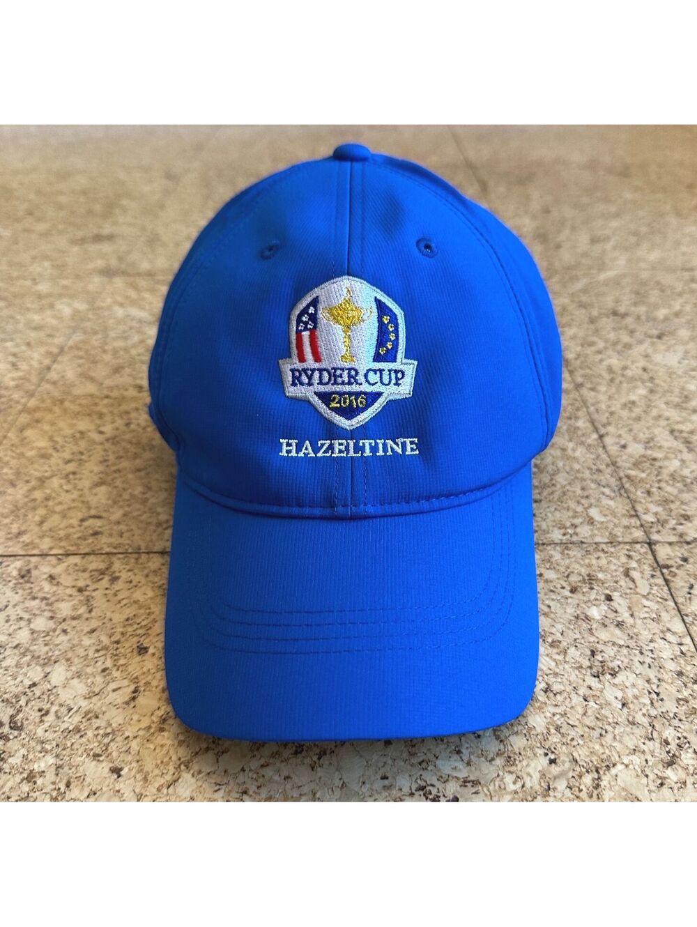 Nike Golf Ryder Cup 2016 Hazeltine Blue Adjustable Strapback Hat Cap One Size